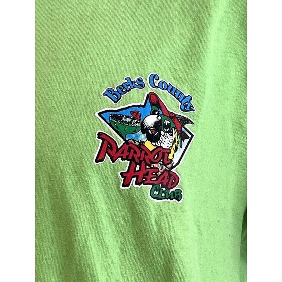 Vintage Men's M Jimmy Buffett T Shirt Parrot Head Club Berks County PA Key West - Picture 3 of 7
